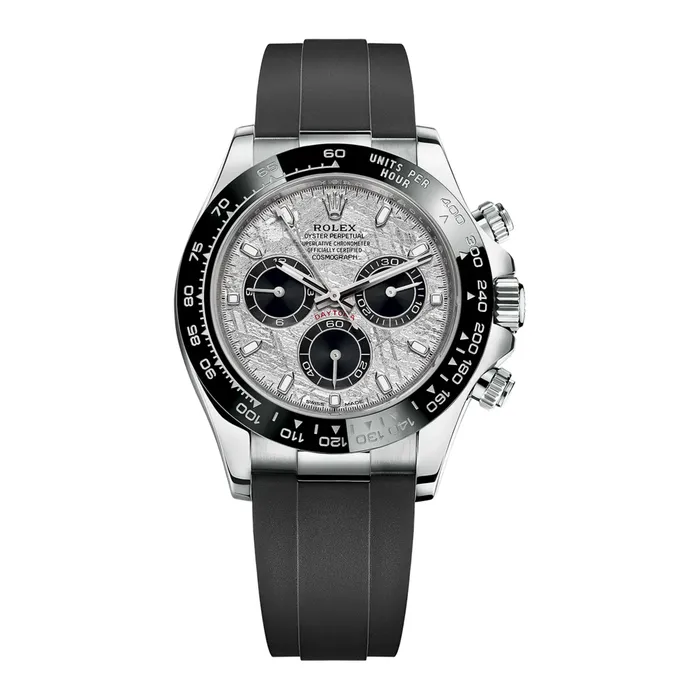Bracelets Rolex Rolex Cosmograph Daytona 40mm Ref 116519ln0038 Meteorite Black Index Dial Ceramic Bezel 18K White Gold Case Black Oysterflex Bracelet Mens Watch Bracelets Rolex Rolex Cosmograph Daytona 40mm Ref 116519ln0038 Meteorite Black Index Dial Ceramic Bezel 18K White Gold Case Black Oysterflex Bracelet Mens Watch