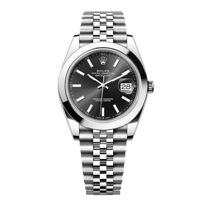 Bracelets Rolex Rolex Datejust 41mm Ref 1263000012 Black Dial Stainless Steel Jubilee Bracelet Mens Watch Bracelets Rolex Rolex Datejust 41mm Ref 1263000012 Black Dial Stainless Steel Jubilee Bracelet Mens Watch