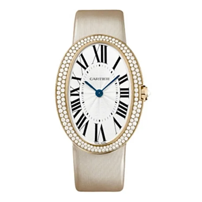Cartier Earrings Cartier Baignoire 44mm Womens watch Ref WB520005 Silver Roman Dial Diamond Bezel in 18K Rose Gold Case Beige Fabric Strap Cartier Earrings Cartier Baignoire 44mm Womens watch Ref WB520005 Silver Roman Dial Diamond Bezel in 18K Rose Gold Case Beige Fabric Strap