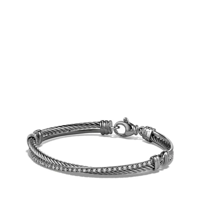 David Yurman 3mm Linked Crossover Bracelet David Yurman Bracelets