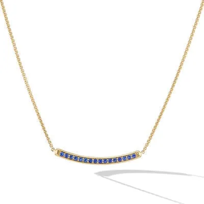 David Yurman Necklaces David Yurman 125mm Petite Pave Bar Necklace