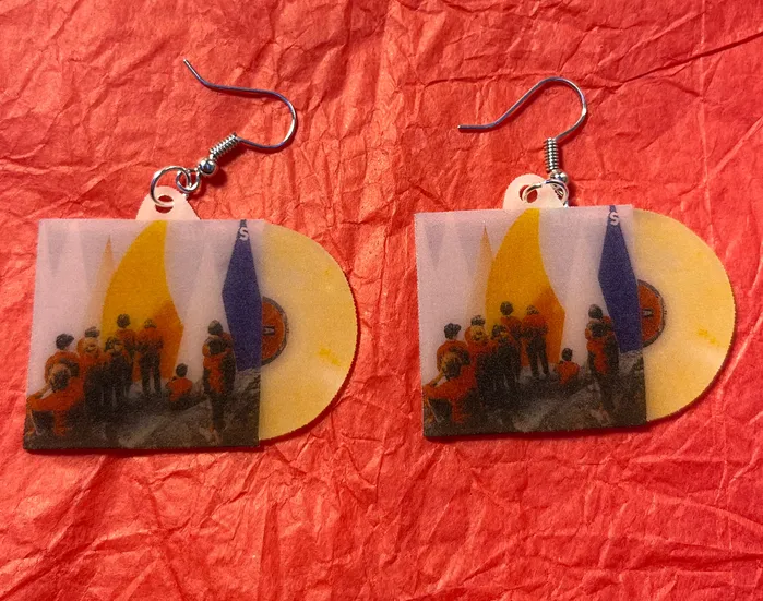 Earrings Alvvays Antisocialities Vinyl Album Handmade Earrings Sam Makes Things Earrings Alvvays Antisocialities Vinyl Album Handmade Earrings Sam Makes Things