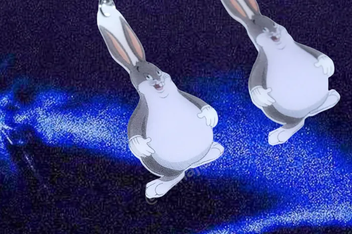Earrings Big Chungus Meme Handmade Earrings Sam Makes Things