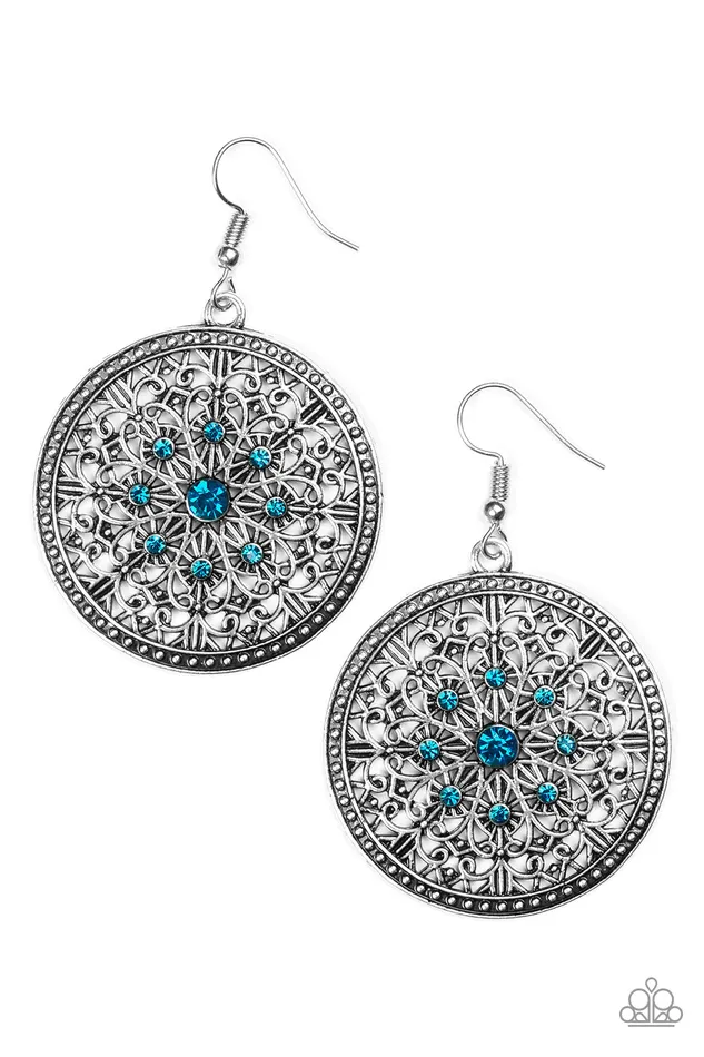 Earrings Paparazzi Earring Catch A Chill Blue Paparazzi Jewelry