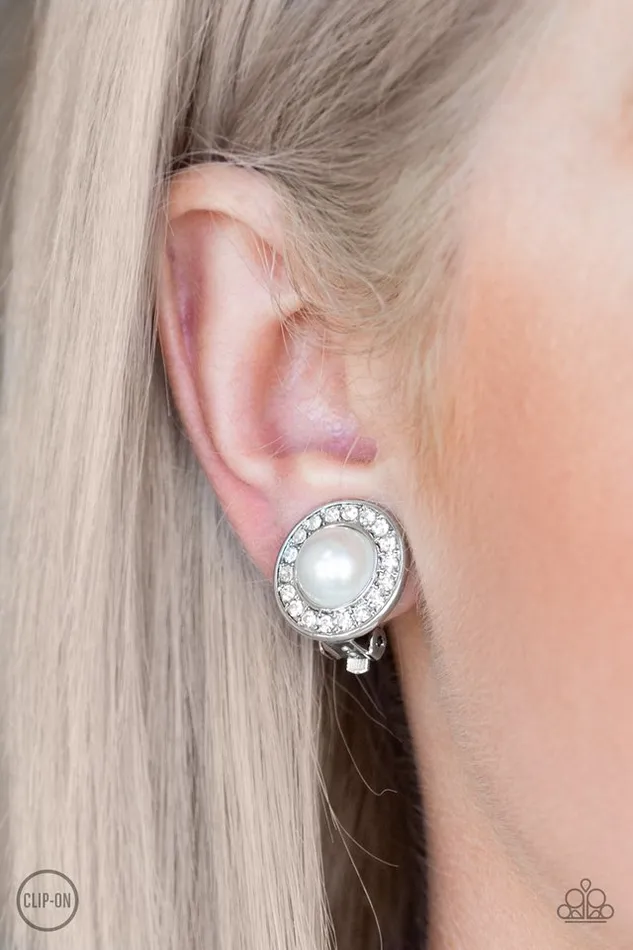 Earrings Paparazzi Earring Definitely Dapper White Paparazzi Jewelry