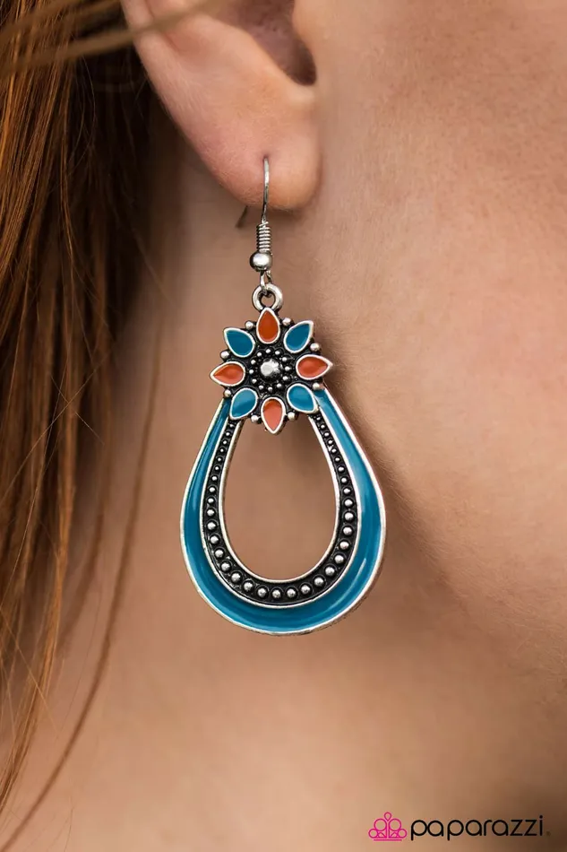 Earrings Paparazzi Earring Paradise Garden Multi Paparazzi Jewelry