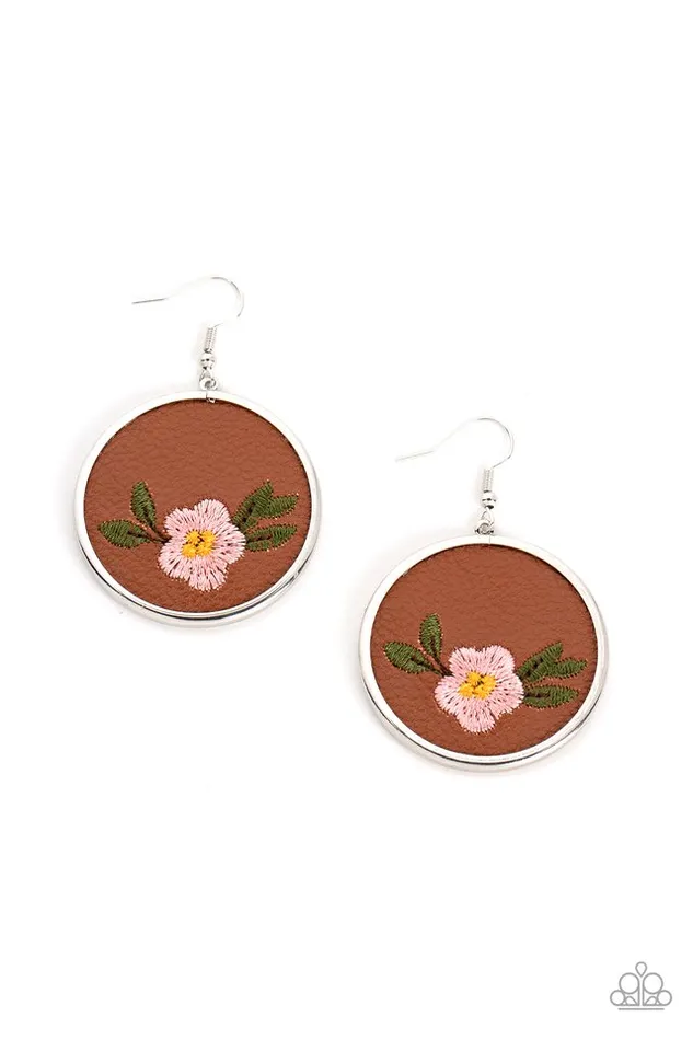 Earrings Paparazzi Earring Prairie Patchwork Pink Paparazzi Jewelry Earrings Paparazzi Earring Prairie Patchwork Pink Paparazzi Jewelry