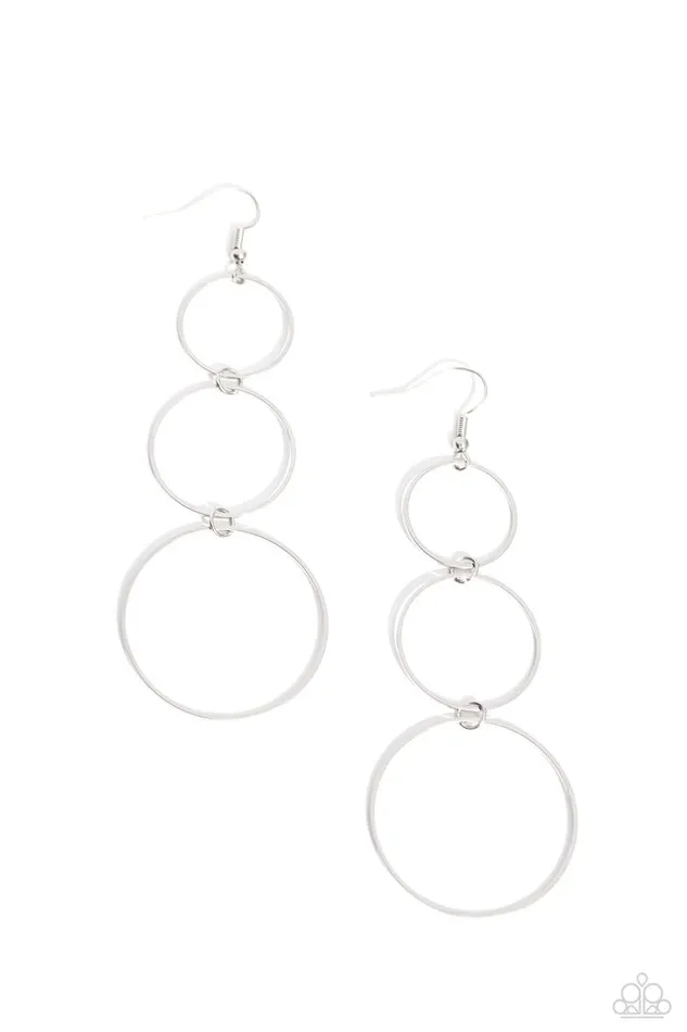 Earrings Paparazzi Earring Urban Ozone Silver Paparazzi Jewelry Earrings Paparazzi Earring Urban Ozone Silver Paparazzi Jewelry