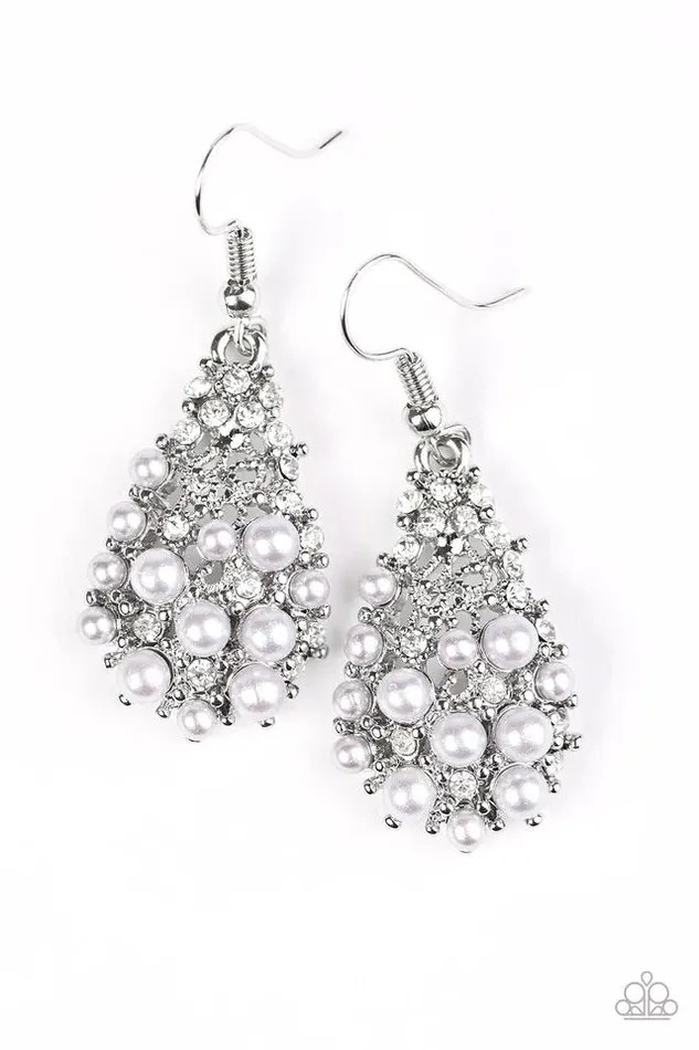 Earrings Paparazzi Jewelry Paparazzi Earring Coastal Cache Silver