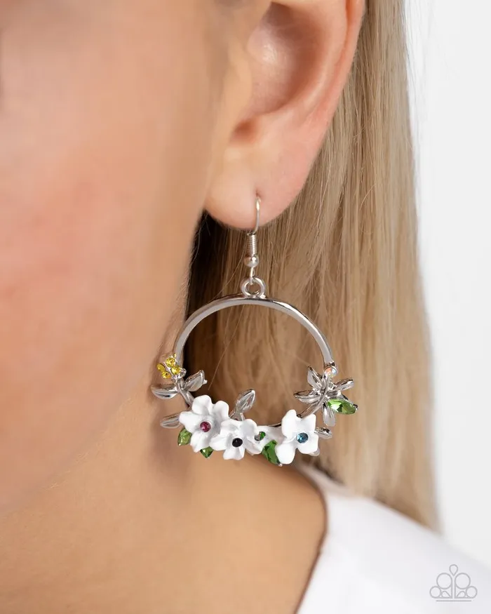 Earrings Paparazzi Jewelry Paparazzi Earring Fairy Freestyle White