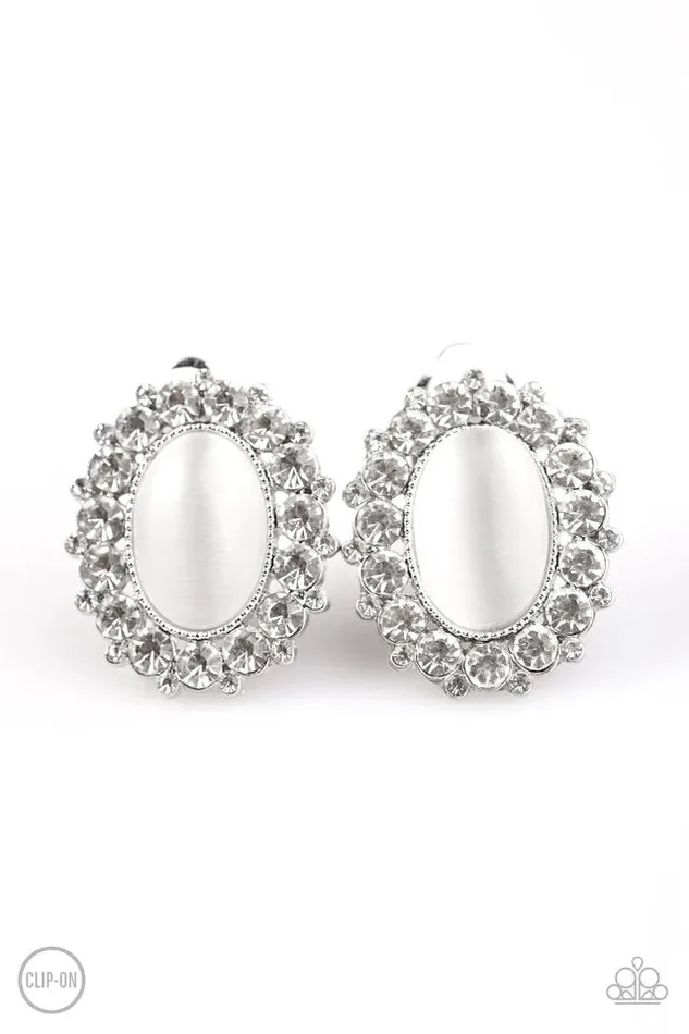 Earrings Paparazzi Jewelry Paparazzi Earring On The Money White
