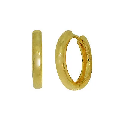 Goldbug Collection Goldbug Thin Huggie Hoop Earrings Earrings
