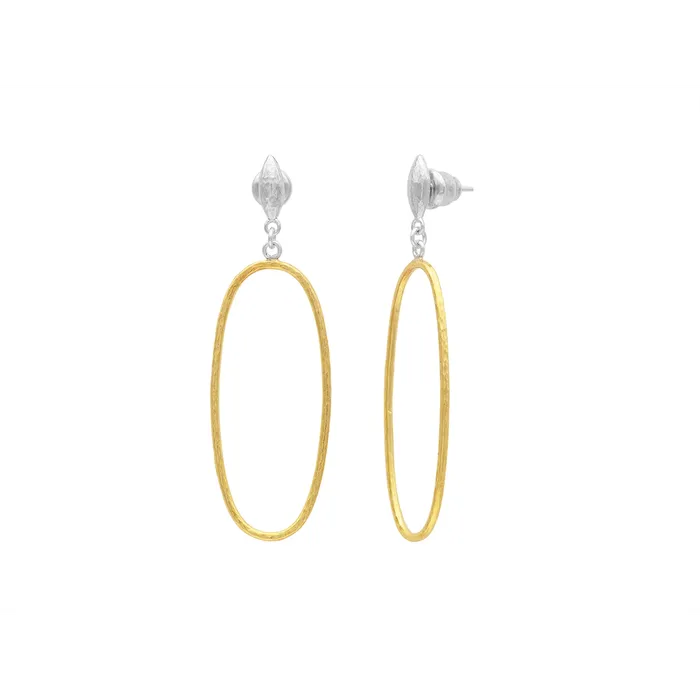 Gurhan Earrings Gurhan Dangle Earrings in Sterling Plated with 24K Gold