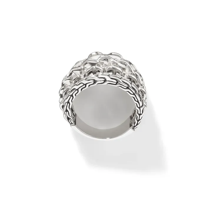John Hardy Asli Classic Chain Sterling Silver Wide Link Ring John Hardy Rings John Hardy Asli Classic Chain Sterling Silver Wide Link Ring John Hardy Rings