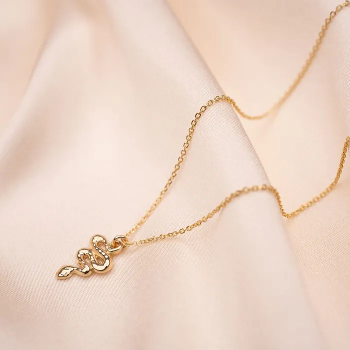 Necklaces 14k Serpent Necklace RG