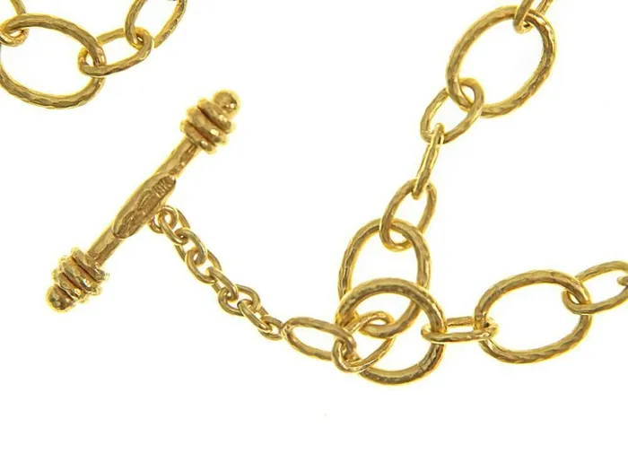 Necklaces Elizabeth Locke Elizabeth Locke Small Garda Link Necklace 17