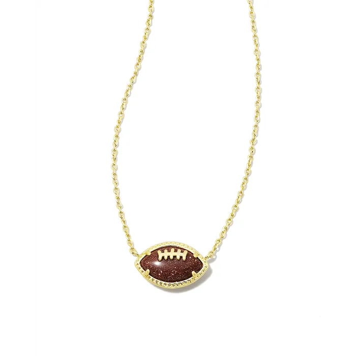 Necklaces Kendra Scott Kendra Scott Football Short Pendant Necklace in Gold