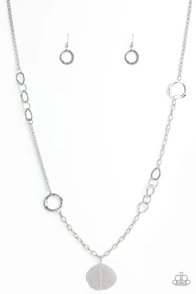 Necklaces Paparazzi Jewelry Paparazzi Necklace Autumn Collage Silver