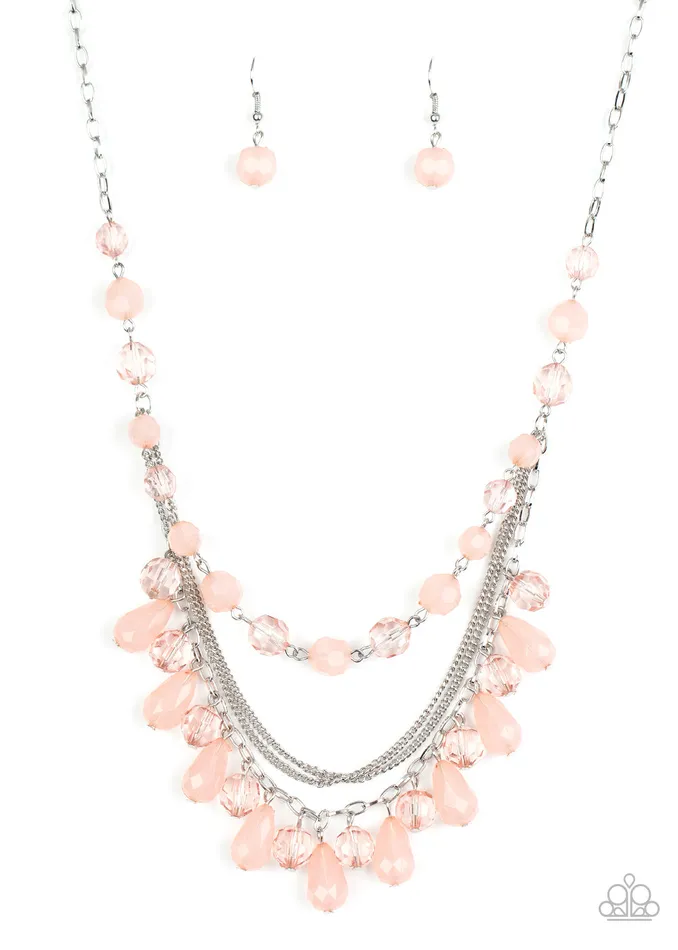 Necklaces Paparazzi Jewelry Paparazzi Necklace AweInspiring Iridescence Pink Necklaces Paparazzi Jewelry Paparazzi Necklace AweInspiring Iridescence Pink