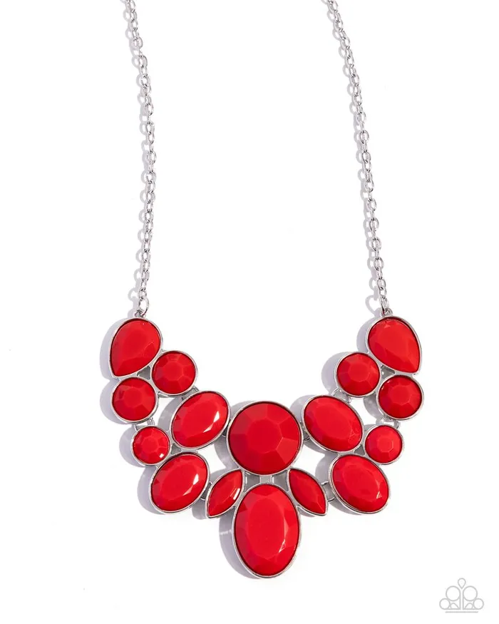 Necklaces Paparazzi Jewelry Paparazzi Necklace DemiDiva Red Necklaces Paparazzi Jewelry Paparazzi Necklace DemiDiva Red