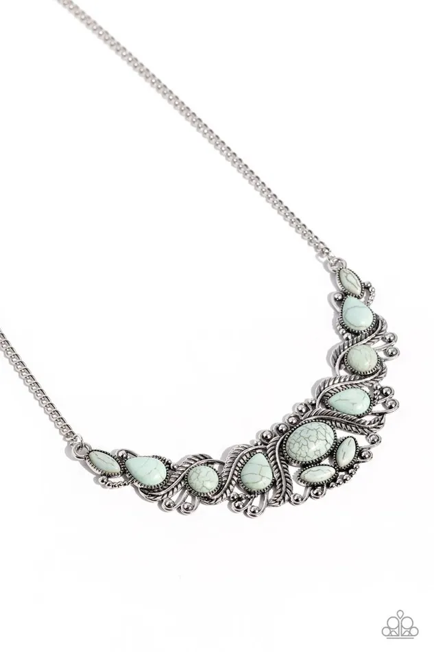 Necklaces Paparazzi Jewelry Paparazzi Necklace EYE Wish I May Blue