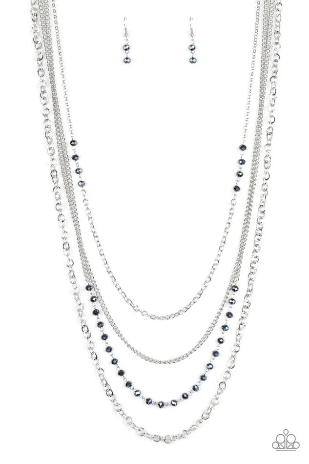 Necklaces Paparazzi Jewelry Paparazzi Necklace Flickering Lights Blue Necklaces Paparazzi Jewelry Paparazzi Necklace Flickering Lights Blue