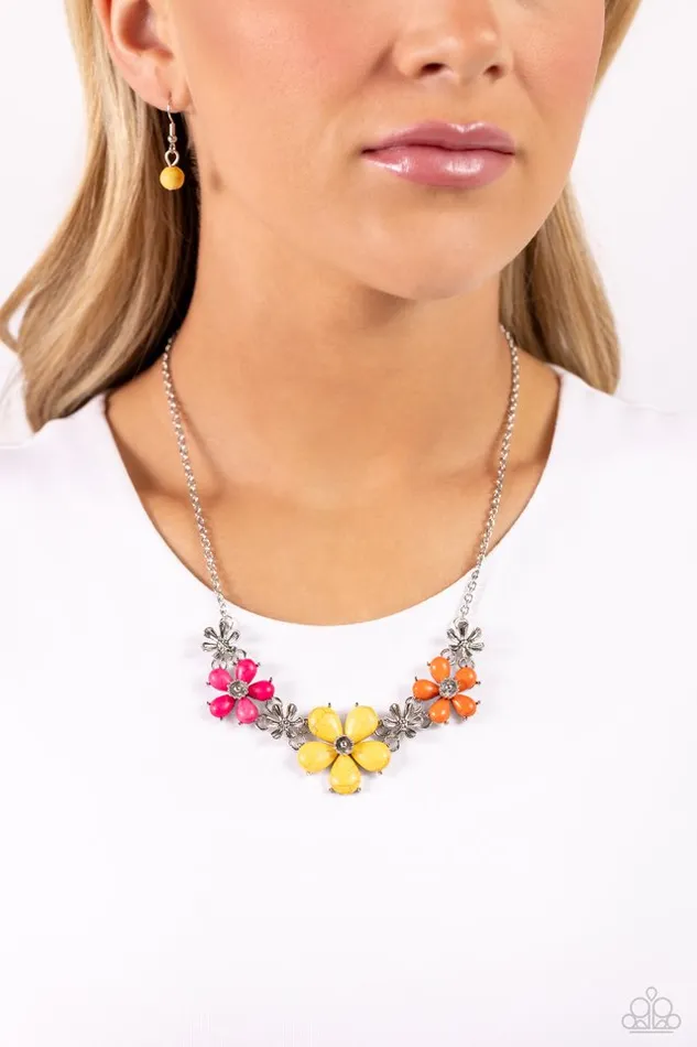 Necklaces Paparazzi Jewelry Paparazzi Necklace Growing Garland Yellow