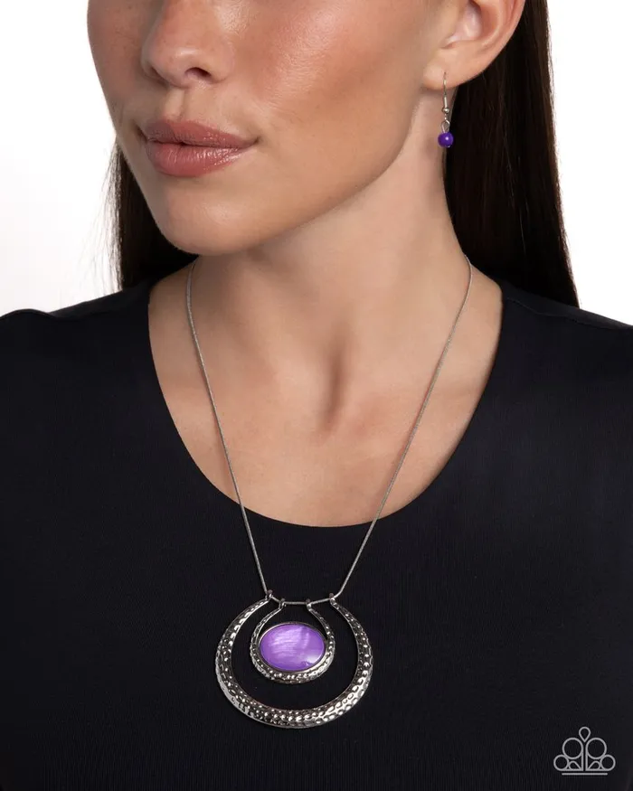 Necklaces Paparazzi Jewelry Paparazzi Necklace If the HORSESHOE Fits Purple