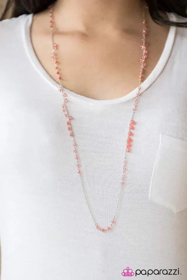 Necklaces Paparazzi Jewelry Paparazzi Necklace In Your GLITZYest Dreams Orange