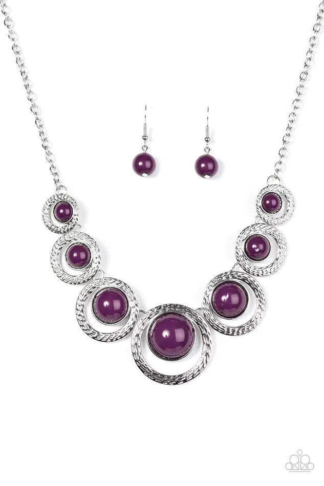 Necklaces Paparazzi Jewelry Paparazzi Necklace Jungle River Purple