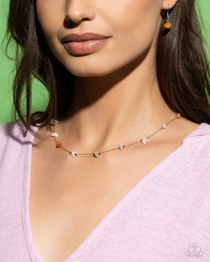 Necklaces Paparazzi Jewelry Paparazzi Necklace Narrow Novelty White Necklaces Paparazzi Jewelry Paparazzi Necklace Narrow Novelty White