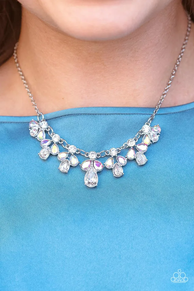 Necklaces Paparazzi Jewelry Paparazzi Necklace See in a New STARLIGHT White