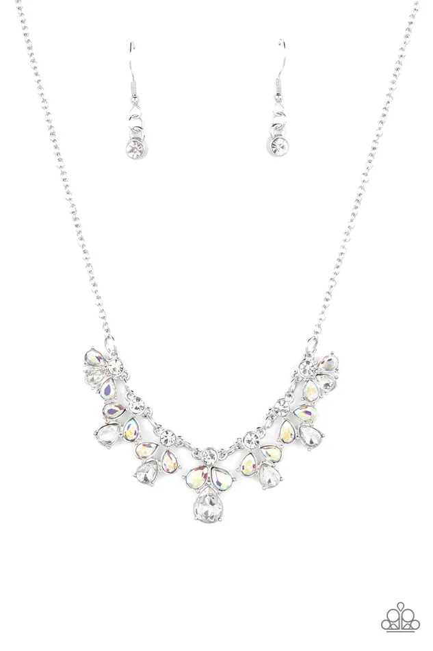 Necklaces Paparazzi Jewelry Paparazzi Necklace See in a New STARLIGHT White