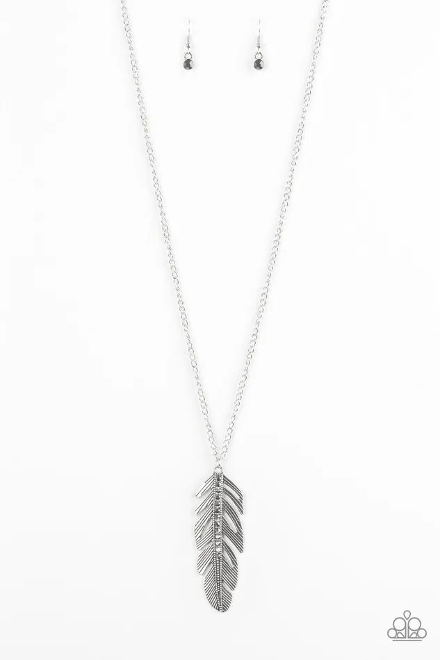 Necklaces Paparazzi Jewelry Paparazzi Necklace Sky Quest Silver