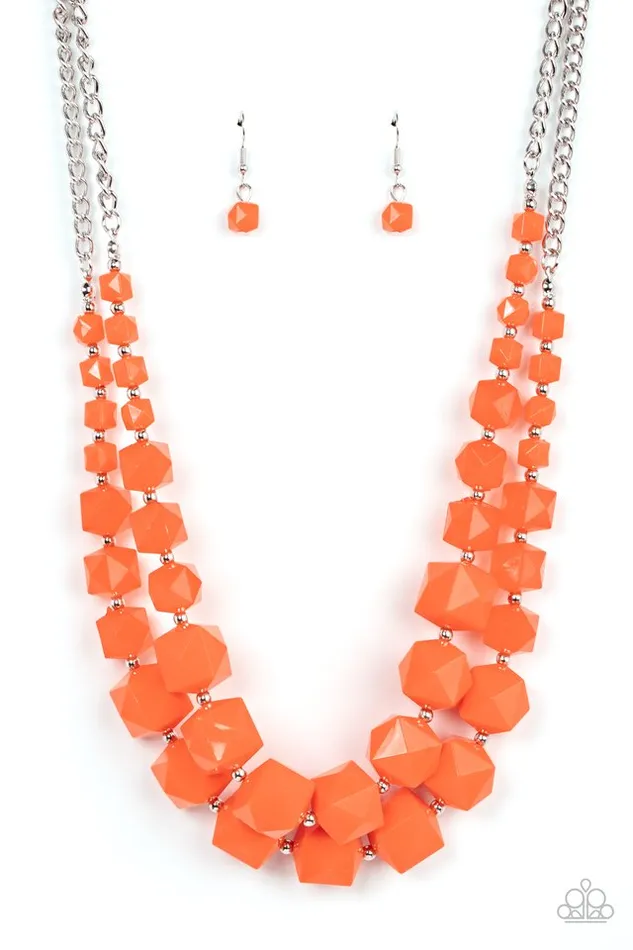 Necklaces Paparazzi Jewelry Paparazzi Necklace Summer Excursion Orange Necklaces Paparazzi Jewelry Paparazzi Necklace Summer Excursion Orange