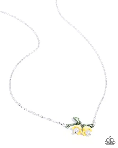 Necklaces Paparazzi Jewelry Paparazzi Necklace Tulip Drops Yellow Necklaces Paparazzi Jewelry Paparazzi Necklace Tulip Drops Yellow