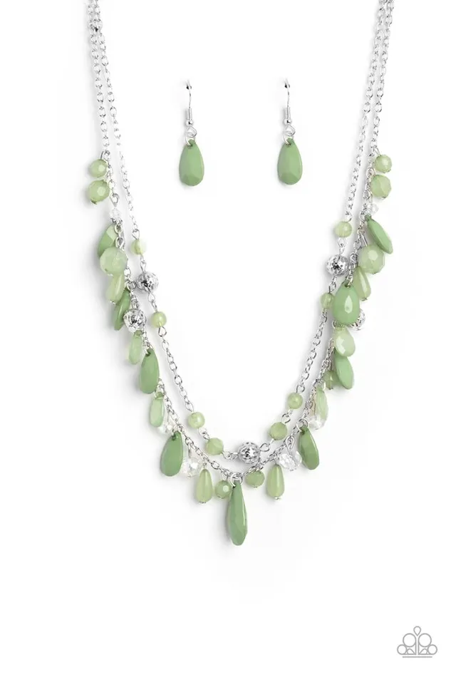 Necklaces Paparazzi Necklace Flirty Flood Green Paparazzi Jewelry Necklaces Paparazzi Necklace Flirty Flood Green Paparazzi Jewelry