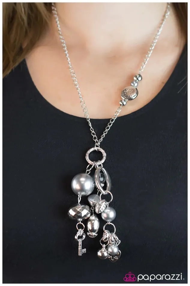 Necklaces Paparazzi Necklace Make A Wish Silver Paparazzi Jewelry