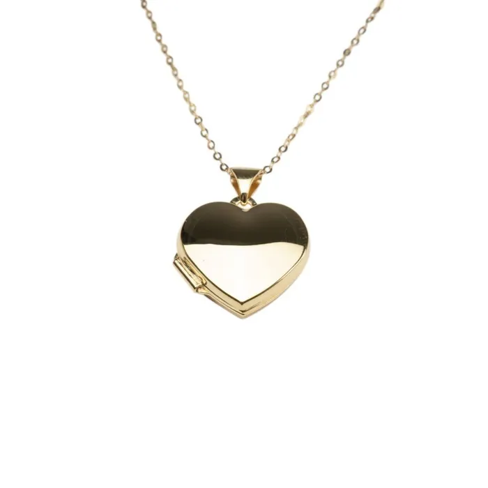 Necklaces RG 14k Heart Locket Necklace