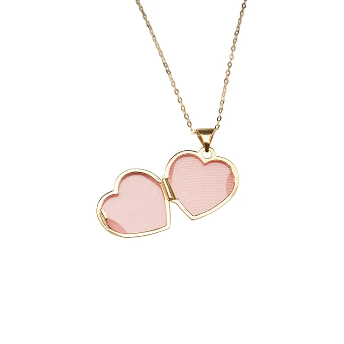 Necklaces RG 14k Heart Locket Necklace