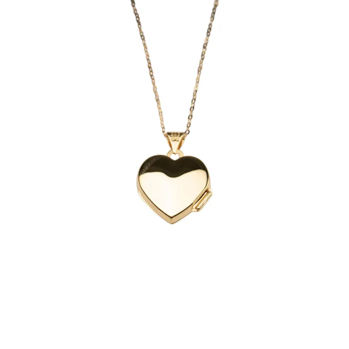 Necklaces RG 14k Heart Locket Necklace