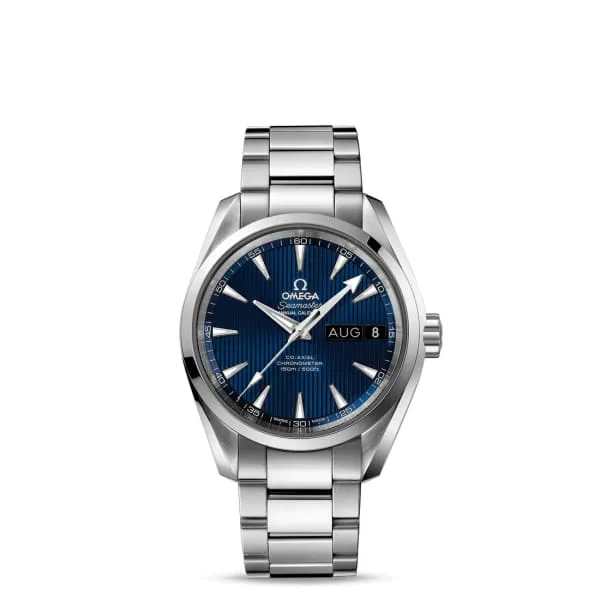 Omega Bracelets Omega Seamaster 39mm Watch Ref 23110392203001 Blue Index Dial Stainless Steel Bracelet