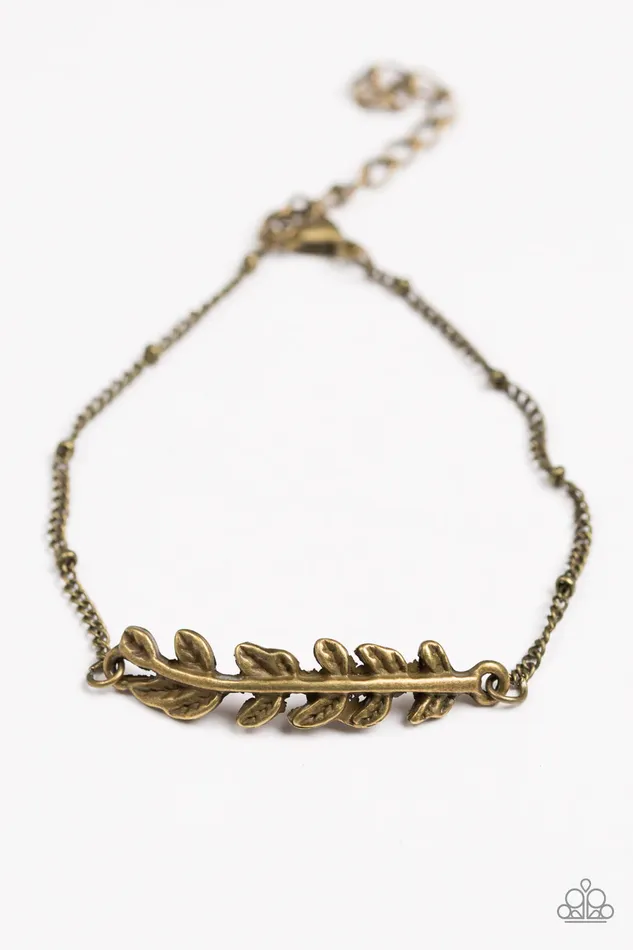 Paparazzi Bracelet Bet The BRANCH Brass Paparazzi Jewelry Bracelets