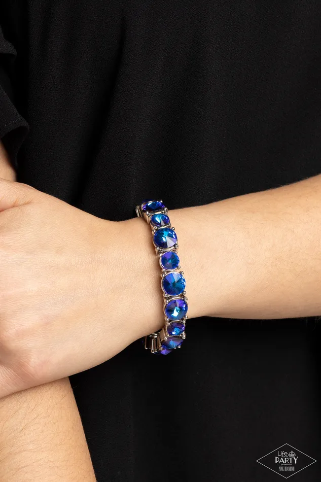 Paparazzi Bracelet Born To Bedazzle Blue Paparazzi Jewelry Bracelets