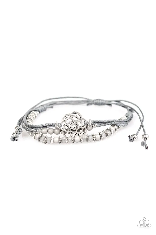 Paparazzi Bracelet GROW All Out Silver Paparazzi Jewelry Bracelets