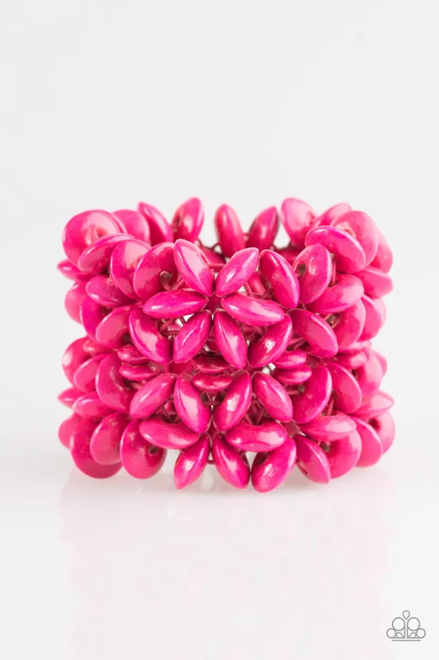Paparazzi Bracelet Hawaii Haven Pink Paparazzi Jewelry Bracelets