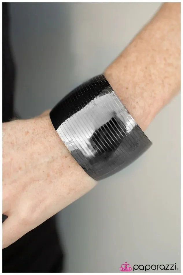 Paparazzi Bracelet May The Force Be With You Black Paparazzi Jewelry Bracelets