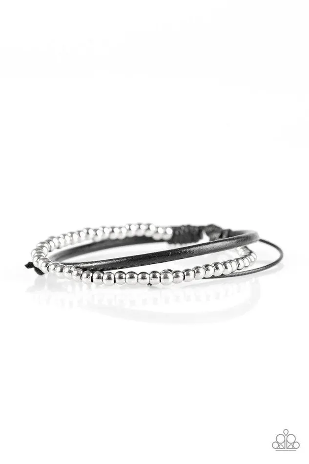 Paparazzi Bracelet Mountain Mod Black Paparazzi Jewelry Bracelets