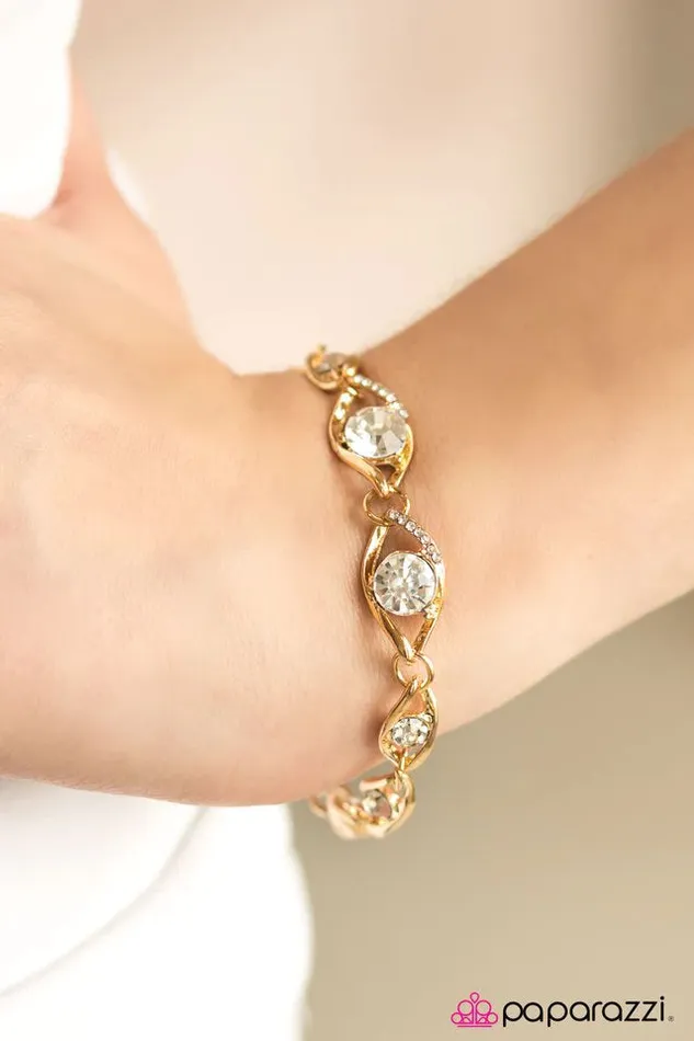 Paparazzi Bracelet Rich is Rich Gold Paparazzi Jewelry Bracelets