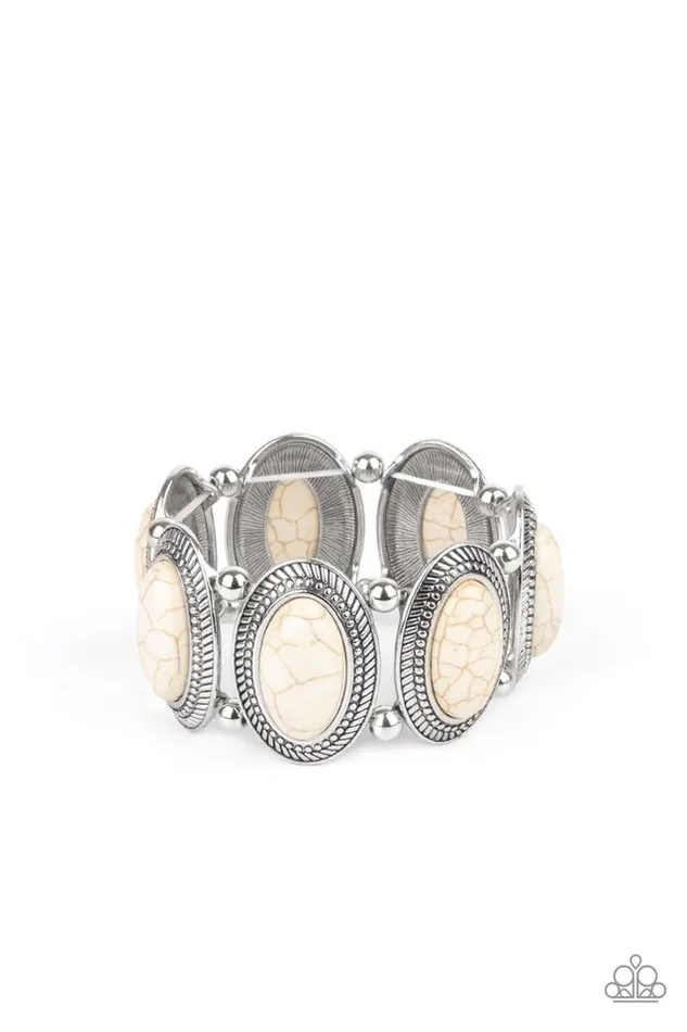 Paparazzi Bracelet Until The Cows Come HOMESTEAD White Paparazzi Jewelry Bracelets Paparazzi Bracelet Until The Cows Come HOMESTEAD White Paparazzi Jewelry Bracelets